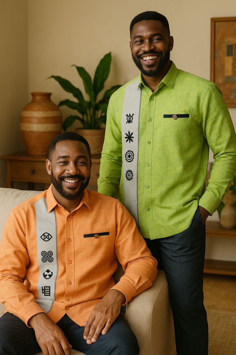 Ghanaian-styled outfit